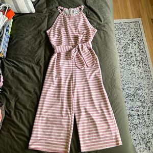 Striped jumpsuit